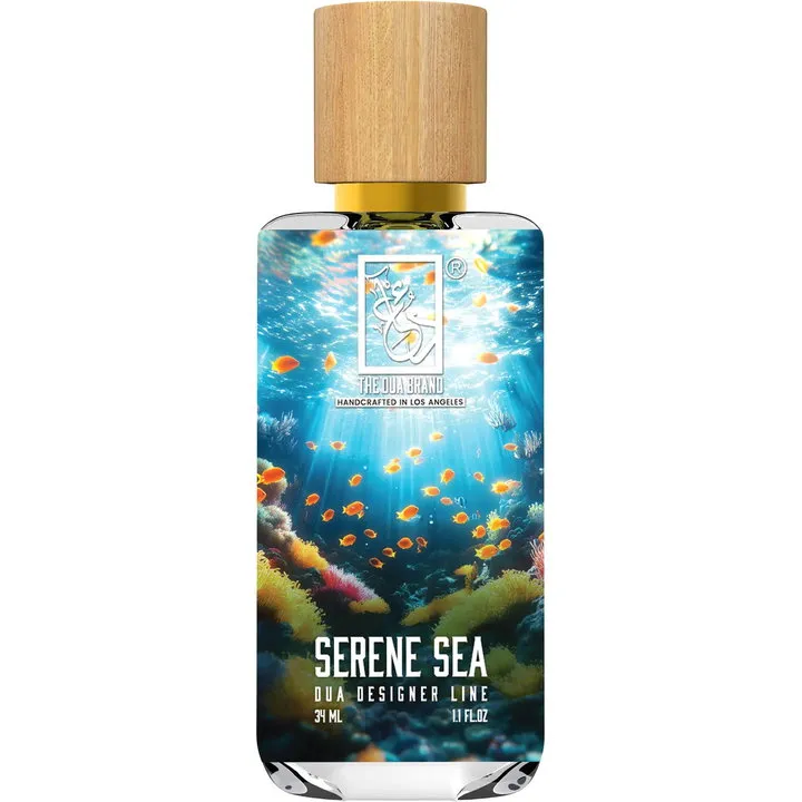 The Dua Brand Serene Sea / Clear Marine Sea perfume bottle