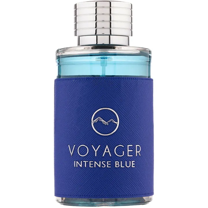 Fragrance World Voyager Intense Blue perfume bottle