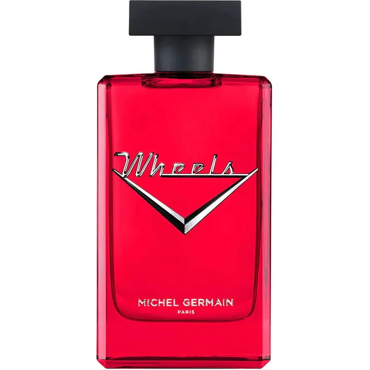 Michel Germain Wheels Red parfüm şişesi