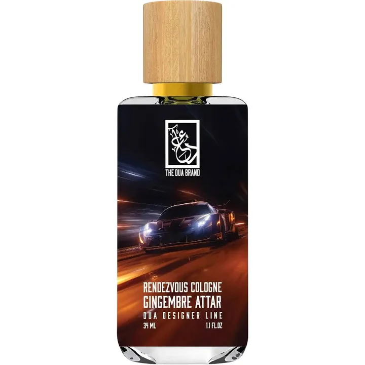 The Dua Brand Rendezvous Cologne Gingembre Attar perfume bottle