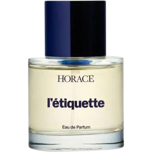 Horace L'étiquette parfüm şişesi