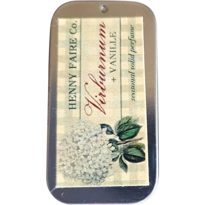 Henny Faire Co. Viburnum + Vanille parfüm şişesi