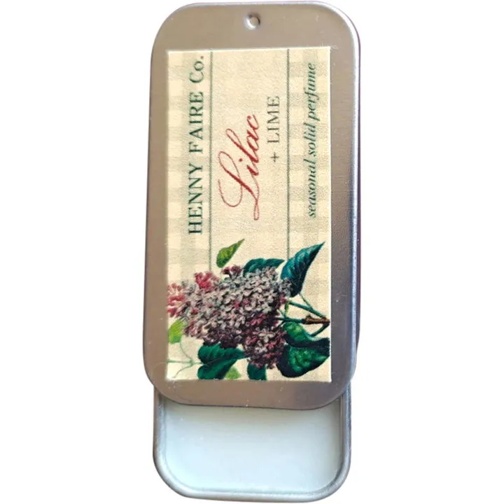 Henny Faire Co. Lilac + Lime parfüm şişesi