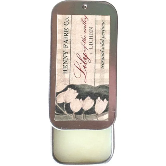 Henny Faire Co. Lily-of-the-Valley + Lichen parfüm şişesi