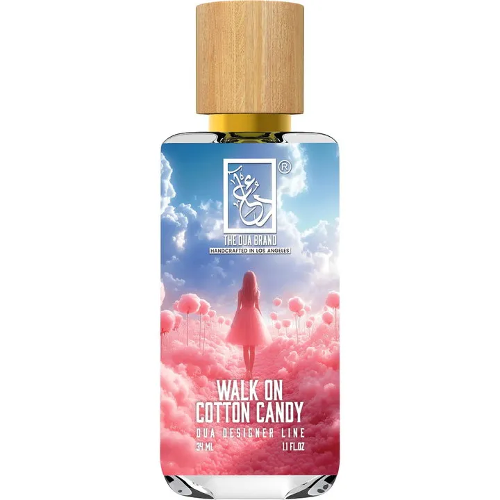 The Dua Brand Walk on Cotton Candy perfume bottle