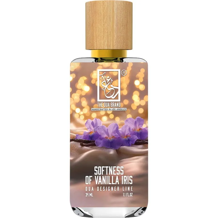 The Dua Brand Softness of Vanilla Iris perfume bottle