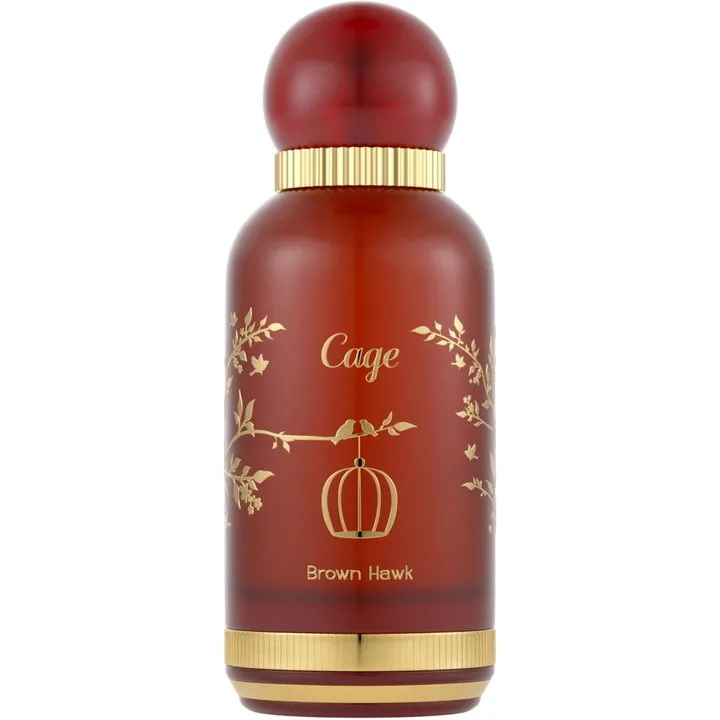 Cage Brown Hawk perfume bottle
