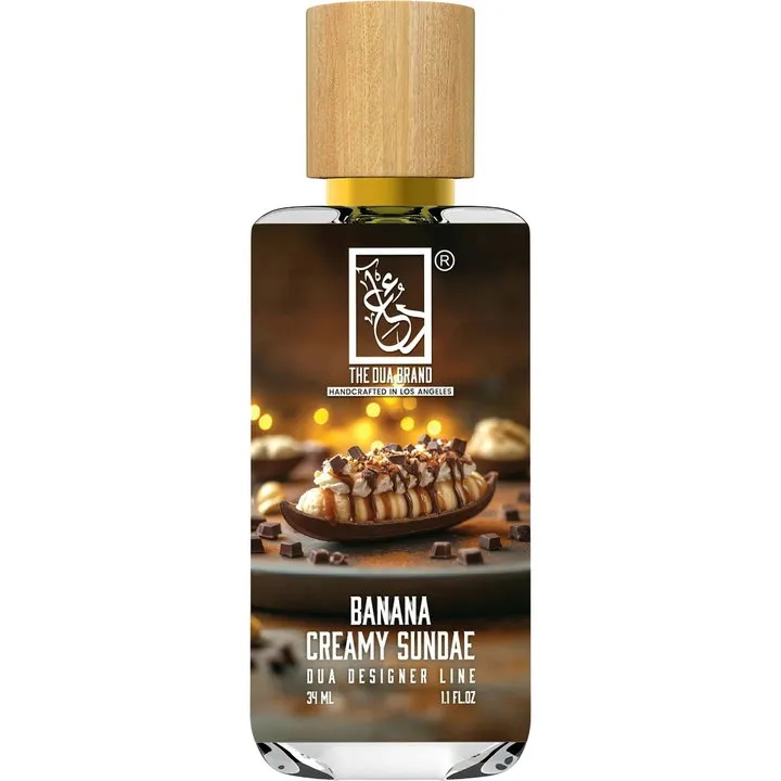 The Dua Brand Banana Creamy Sundae perfume bottle