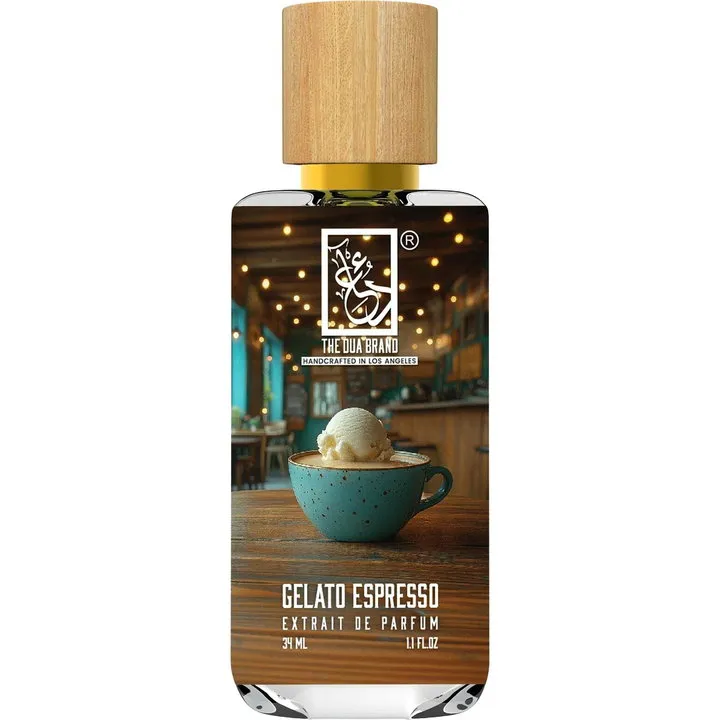 The Dua Brand Gelato Espresso perfume bottle