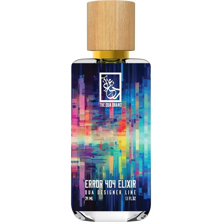 The Dua Brand Error 404 Elixir perfume bottle