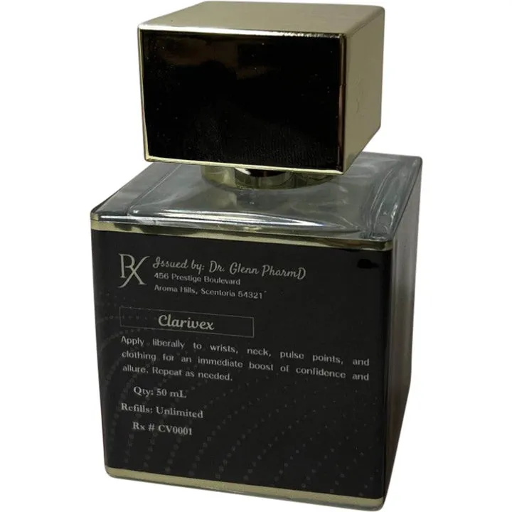 PrescriptScent Clarivex perfume bottle
