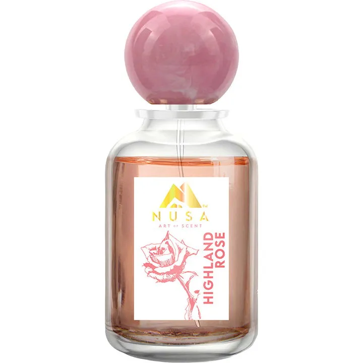 NUSA Art of Scent Highland Rose perfume bottle
