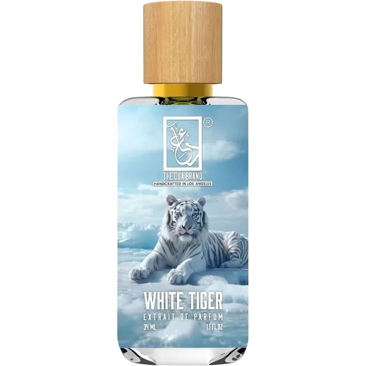 The Dua Brand White Tiger parfüm şişesi