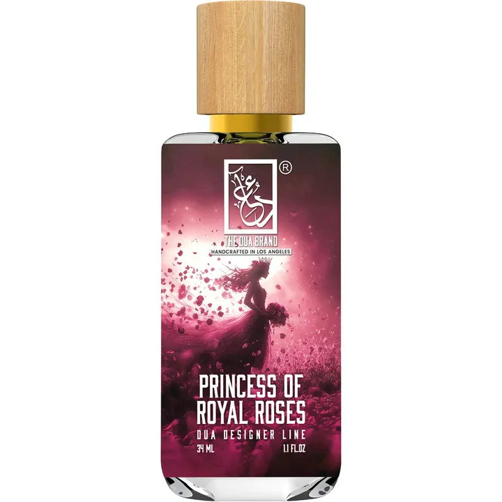 The Dua Brand Princess of Royal Roses perfume bottle