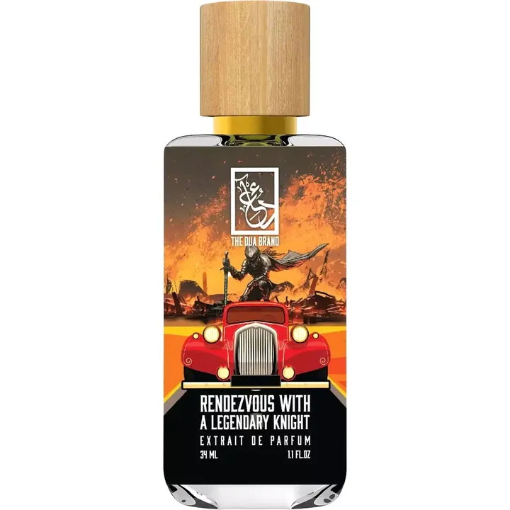 The Dua Brand Rendezvous with a Legendary Knight perfume bottle