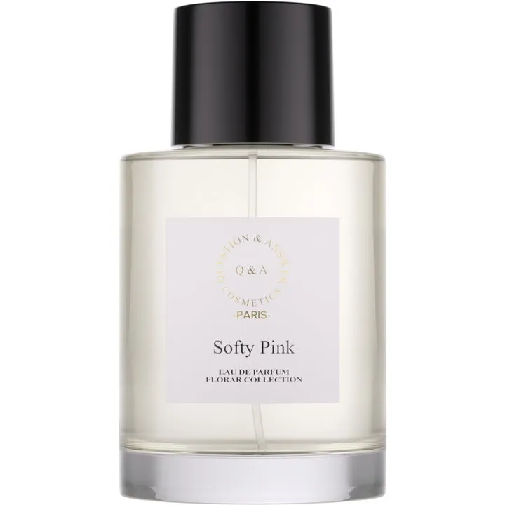 Q&A Softy Pink perfume bottle