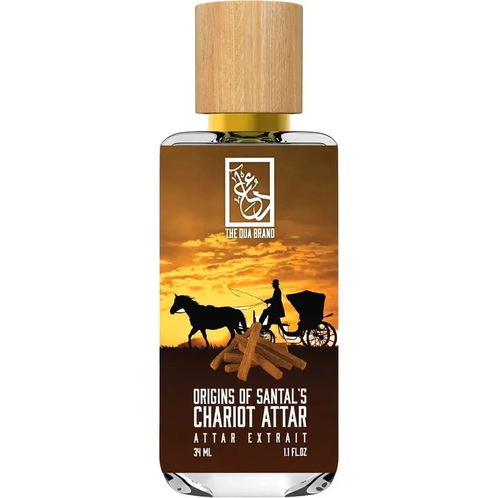 The Dua Brand Origins of Santal's Chariot Attar perfume bottle