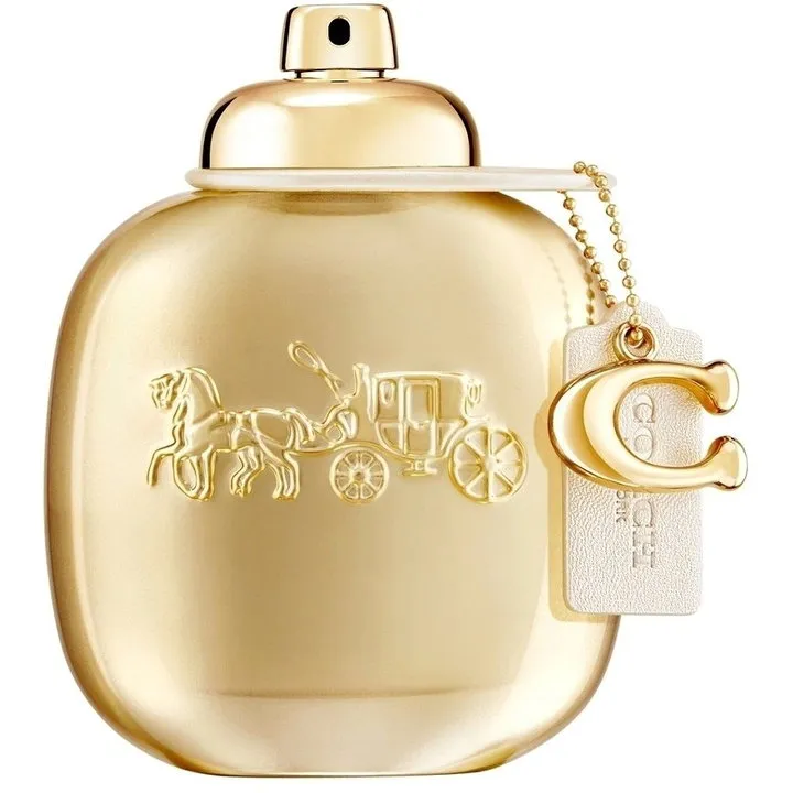 Coach Gold parfüm şişesi