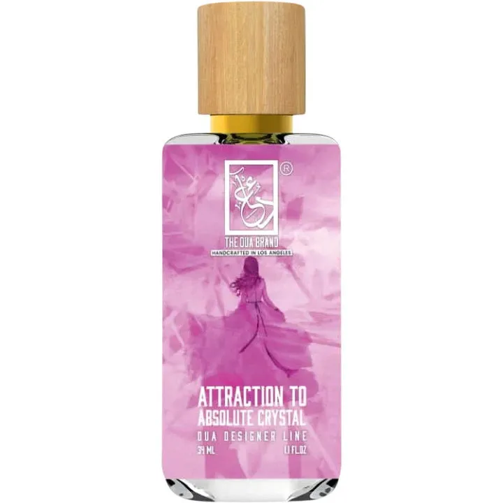 The Dua Brand Attraction to Absolute Crystal perfume bottle