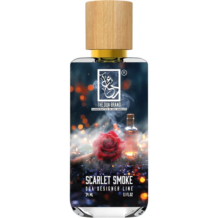 The Dua Brand Scarlet Smoke perfume bottle