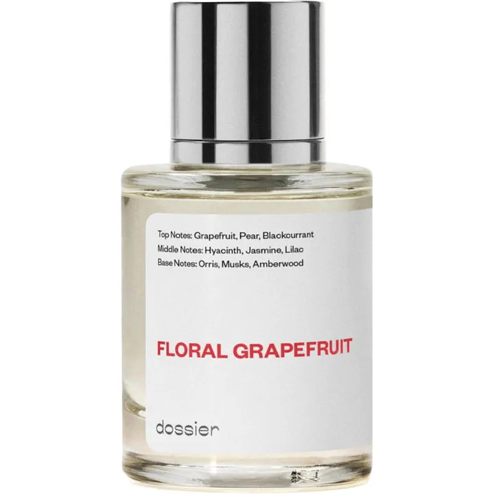 Dossier Floral Grapefruit perfume bottle