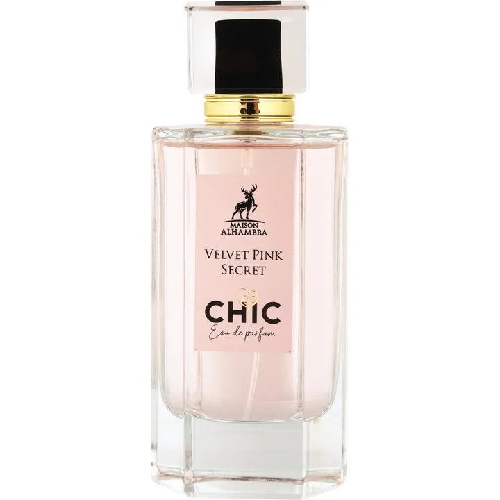 Maison Alhambra Chic Velvet Pink Secret parfüm şişesi