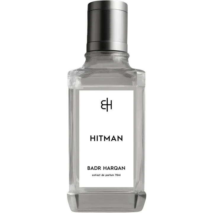 Badr Harqan Hitman perfume bottle