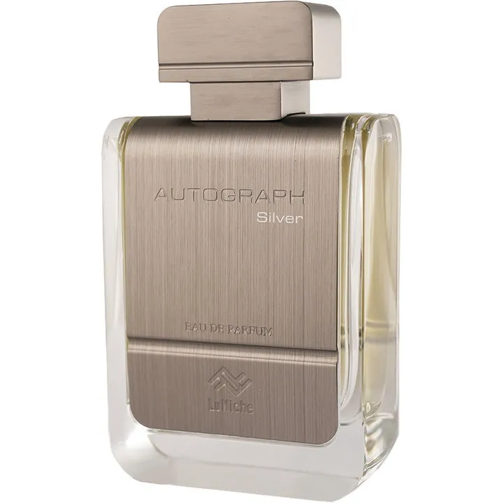 LuNiche Autograph Silver perfume bottle