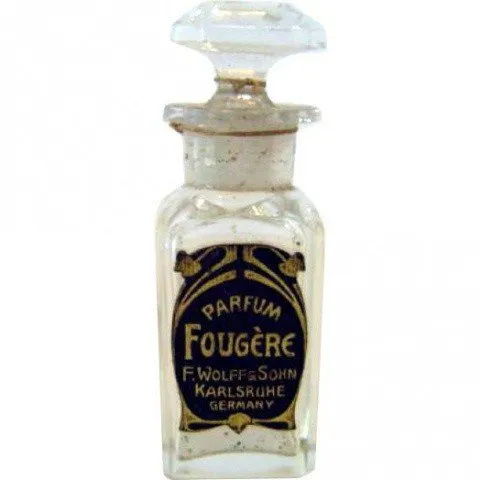 F. Wolff & Sohn Fougère parfüm şişesi