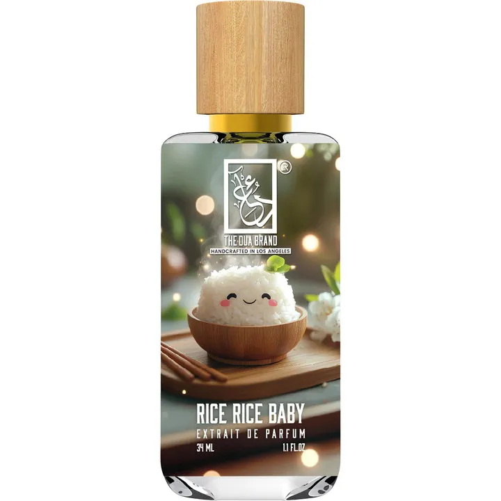 The Dua Brand Rice Rice Baby perfume bottle