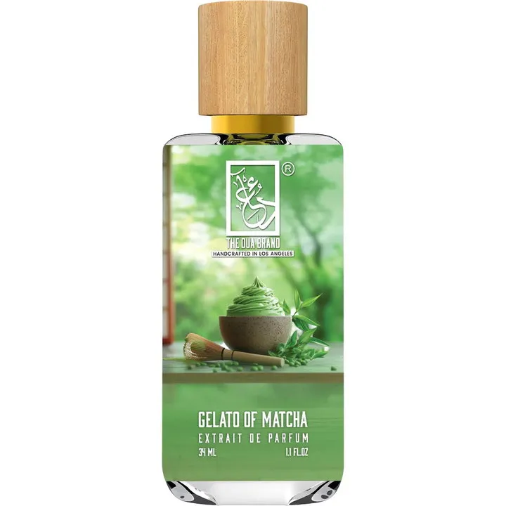 The Dua Brand Gelato of Matcha perfume bottle