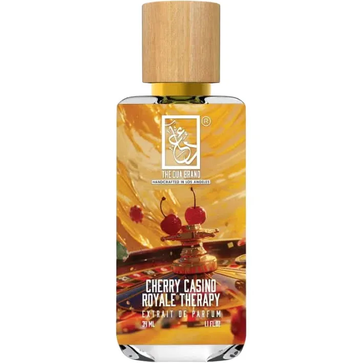 The Dua Brand Cherry Casino Royale Therapy perfume bottle