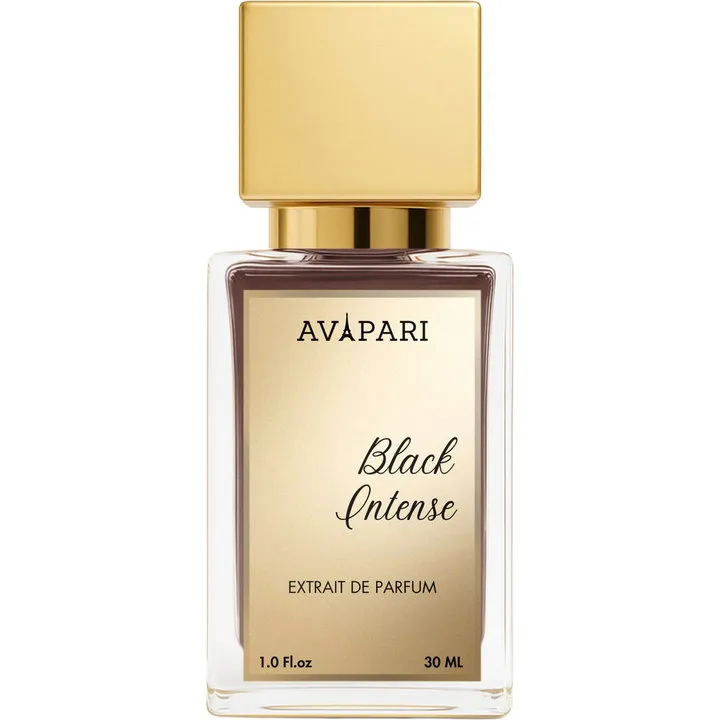 Avapari Black Intense parfüm şişesi