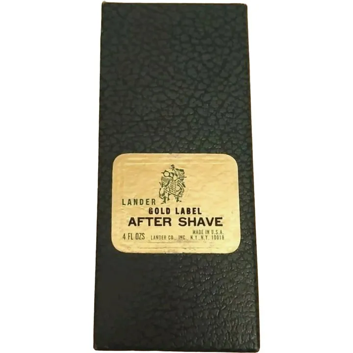 Lander Gold Label After Shave perfume bottle