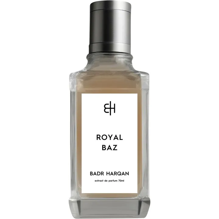 Badr Harqan Royal Baz perfume bottle