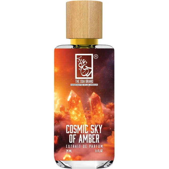The Dua Brand Cosmic Sky of Amber perfume bottle