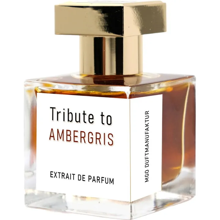 Duftanker MGO Duftmanufaktur Tribute to Ambergris perfume bottle