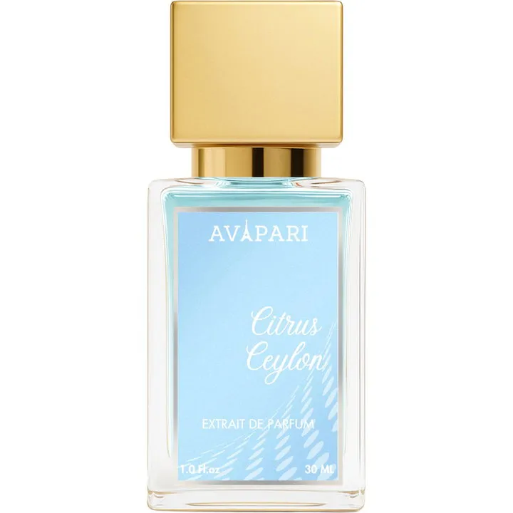 Avapari Citrus Ceylon parfüm şişesi