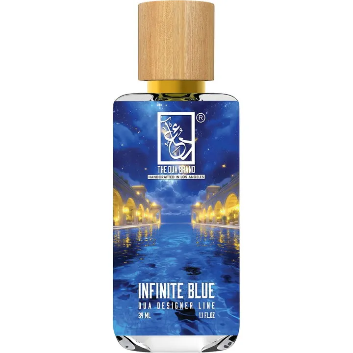 The Dua Brand Infinite Blue perfume bottle