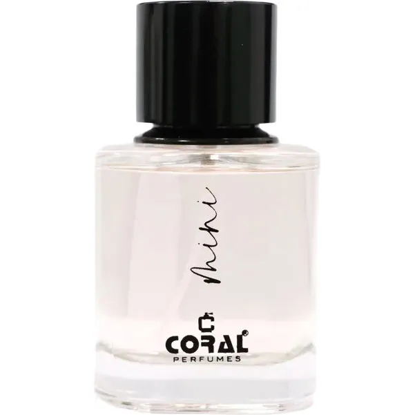 Coral Perfumes Mini White perfume bottle
