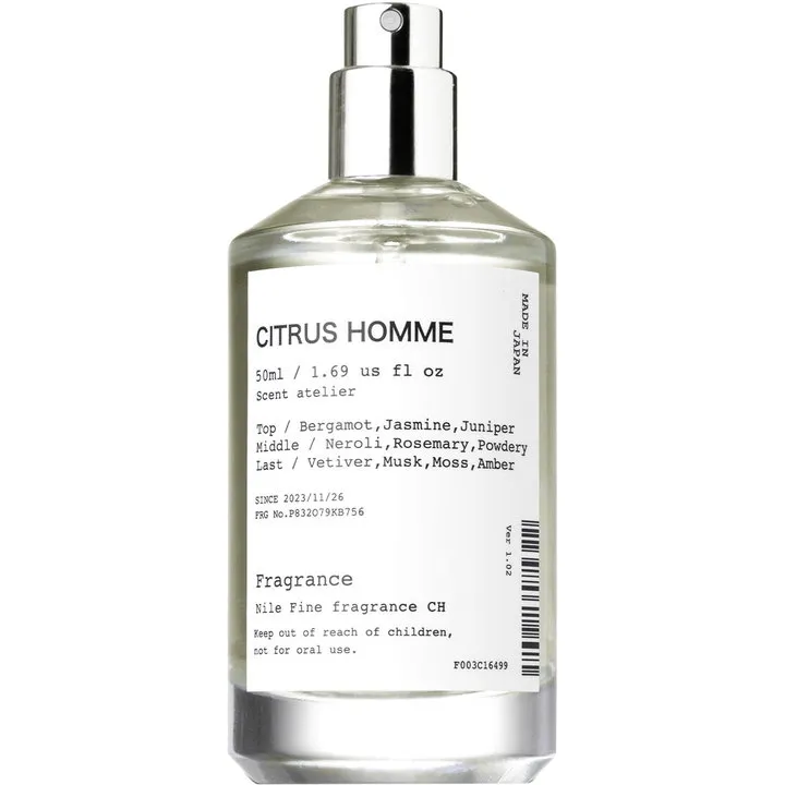 Nile Citrus Homme / シトラスオム parfüm şişesi