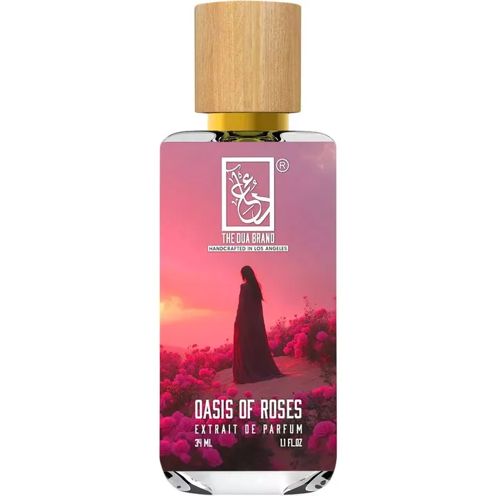 The Dua Brand Oasis of Roses perfume bottle