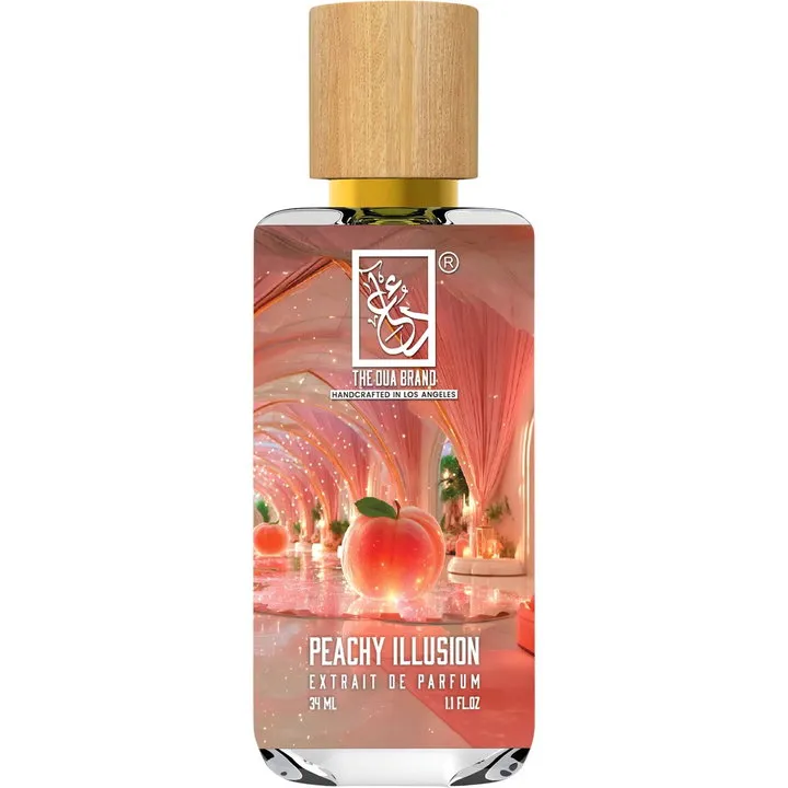 The Dua Brand Peachy Illusion perfume bottle