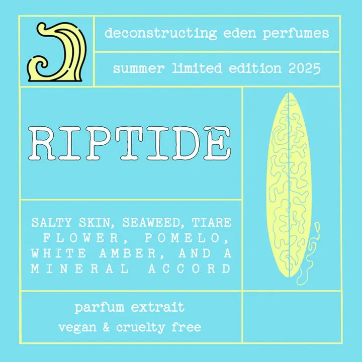 Deconstructing Eden Riptide perfume bottle