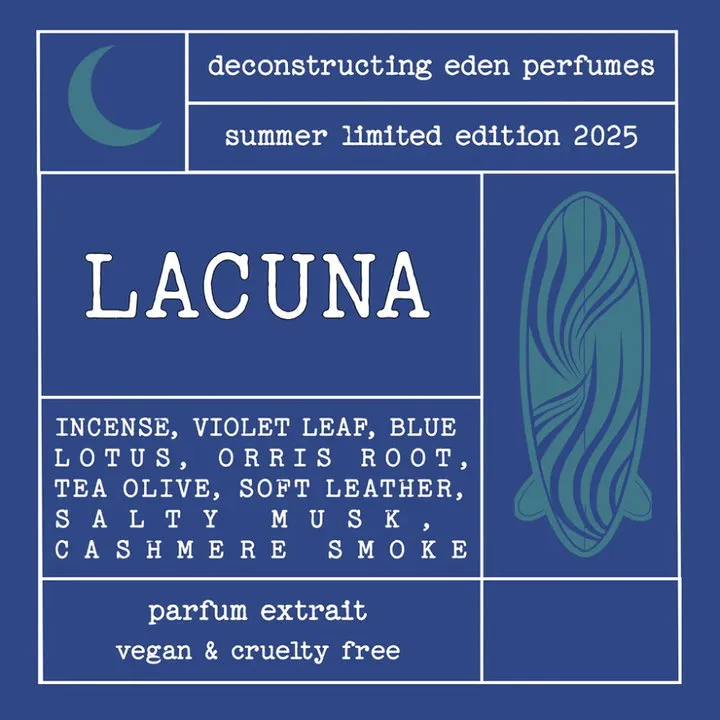 Deconstructing Eden Lacuna perfume bottle
