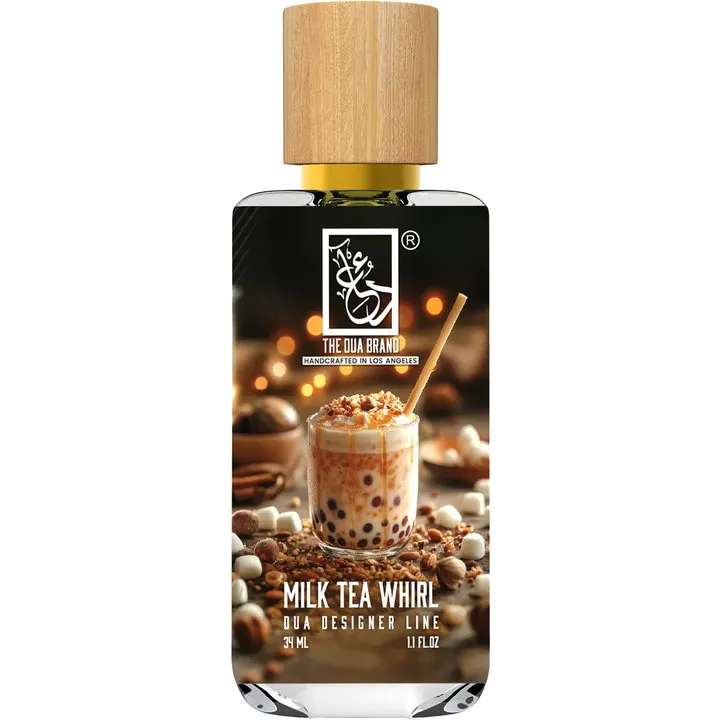 The Dua Brand Milk Tea Whirl perfume bottle