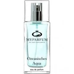 Unique Ozeanisches Aqua perfume bottle