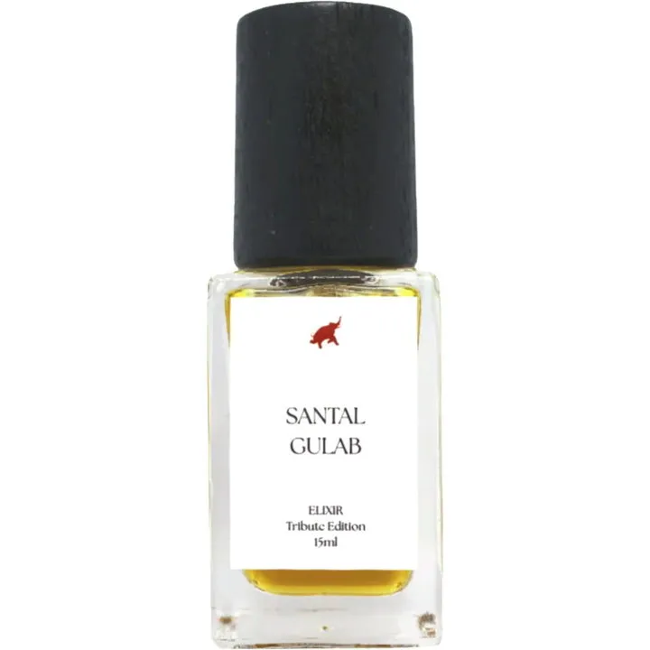 Zakir Gafur Santal Gulab perfume bottle
