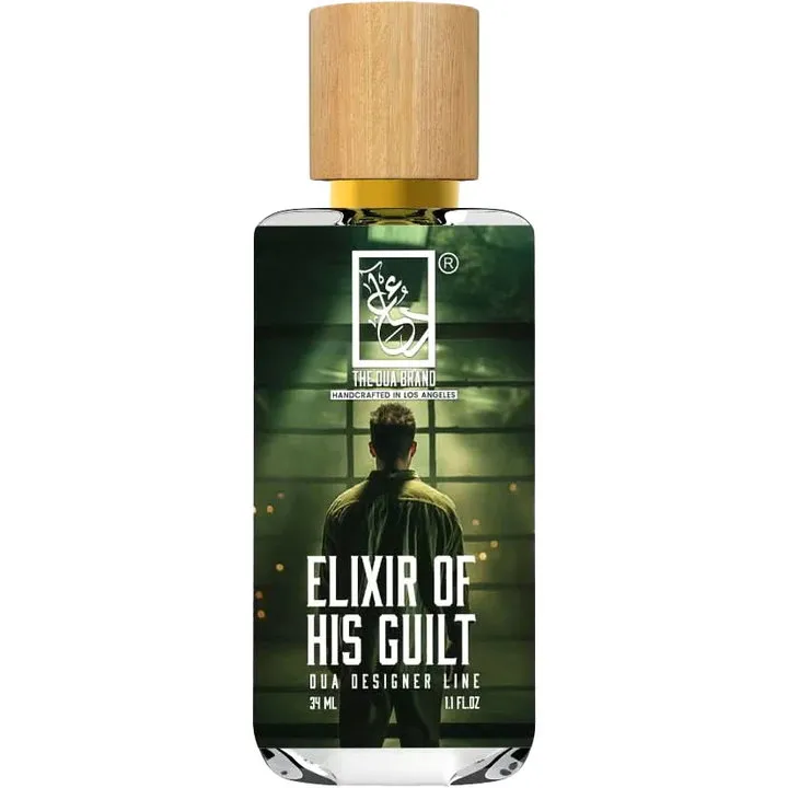 The Dua Brand Elixir of His Guilt perfume bottle
