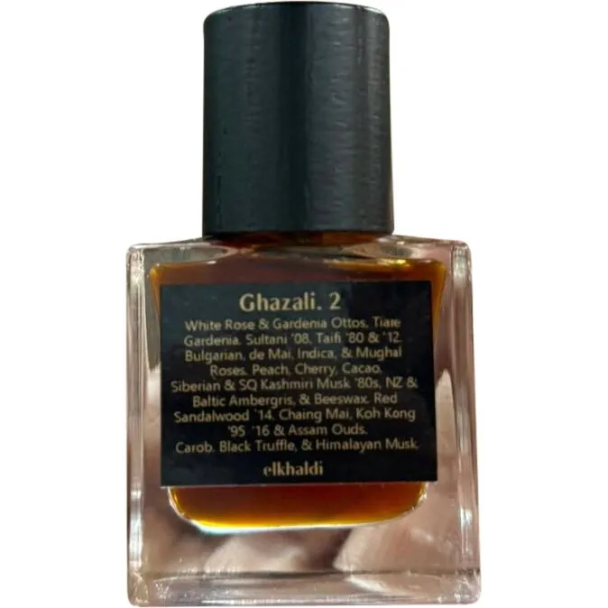 elkhaldi Ghazali. 2 perfume bottle